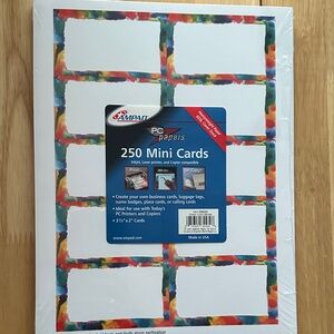Multi-Color Mini Cards for Home Office
